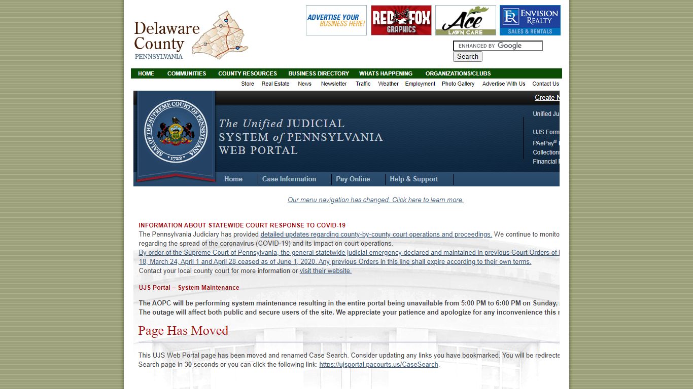 Court Records in Delaware County PA